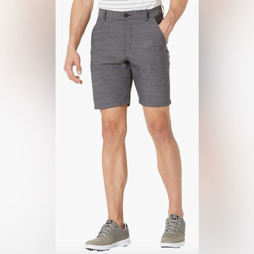 NEW Puma Dark Heather Black 101 G Golf Shorts Relaxed Fit Casual Summer